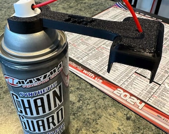 Motorcycle no mess chain lube applicator