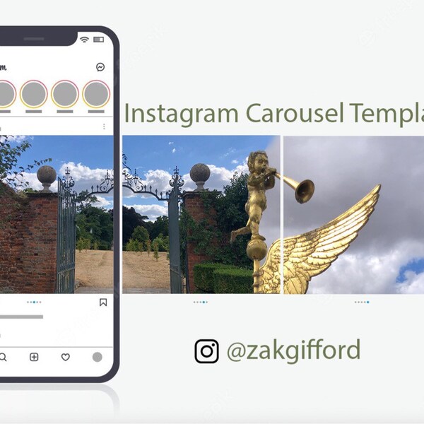 Carousel Template for Instagram Photoshop Etsy Carousel Template for Instagram Photoshop Etsy