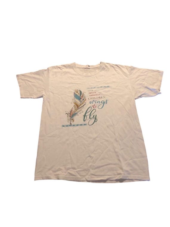 Vintage 90s “ Native American Wings” T Shirt S/L
