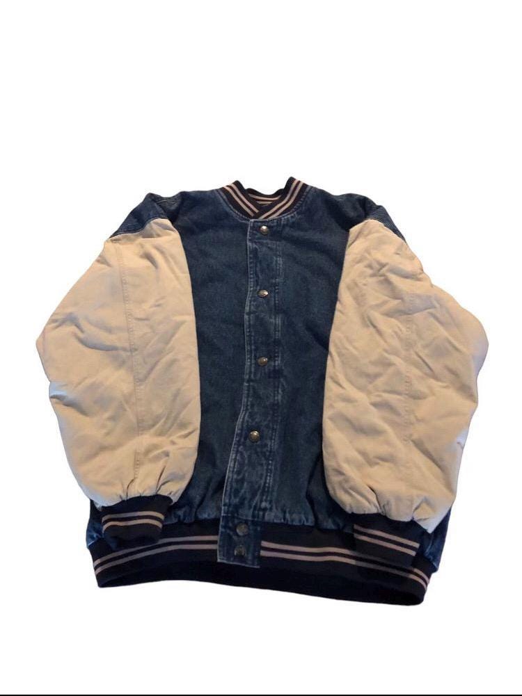 Buy Denim Varsity Jacket Online In India India