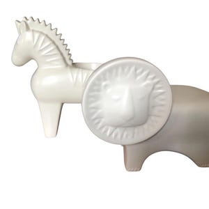 Jonathan Adler Ceramic Lion & Zebra “Menagerie” Collection for PartyLite