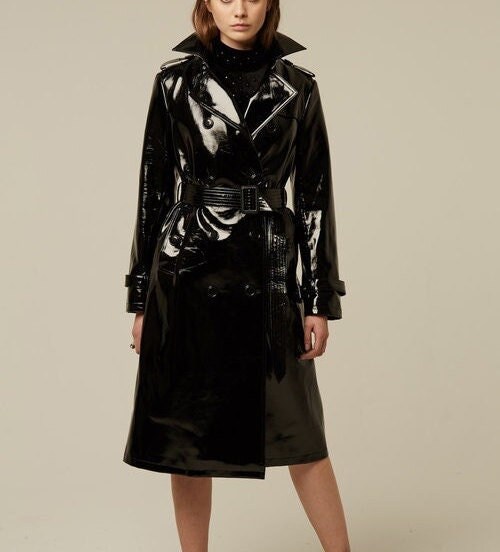 Glossy trench coat Clearance