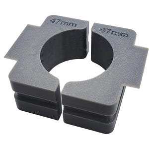 Motorcycle Fork Tube Vise Clamp Soft Jaw (8mm-60mm)