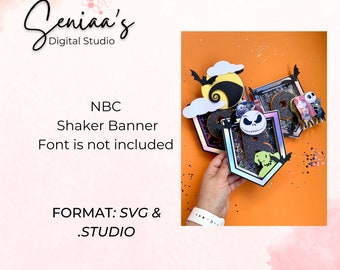 NBC Shaker Banner SVG/ Archivo de silueta
