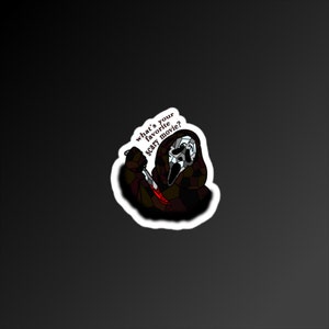 Ghostface Vinyl Sticker