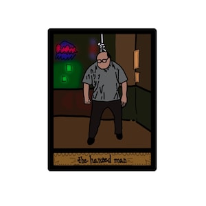 Hängender Frank – Vinyl-Aufkleber