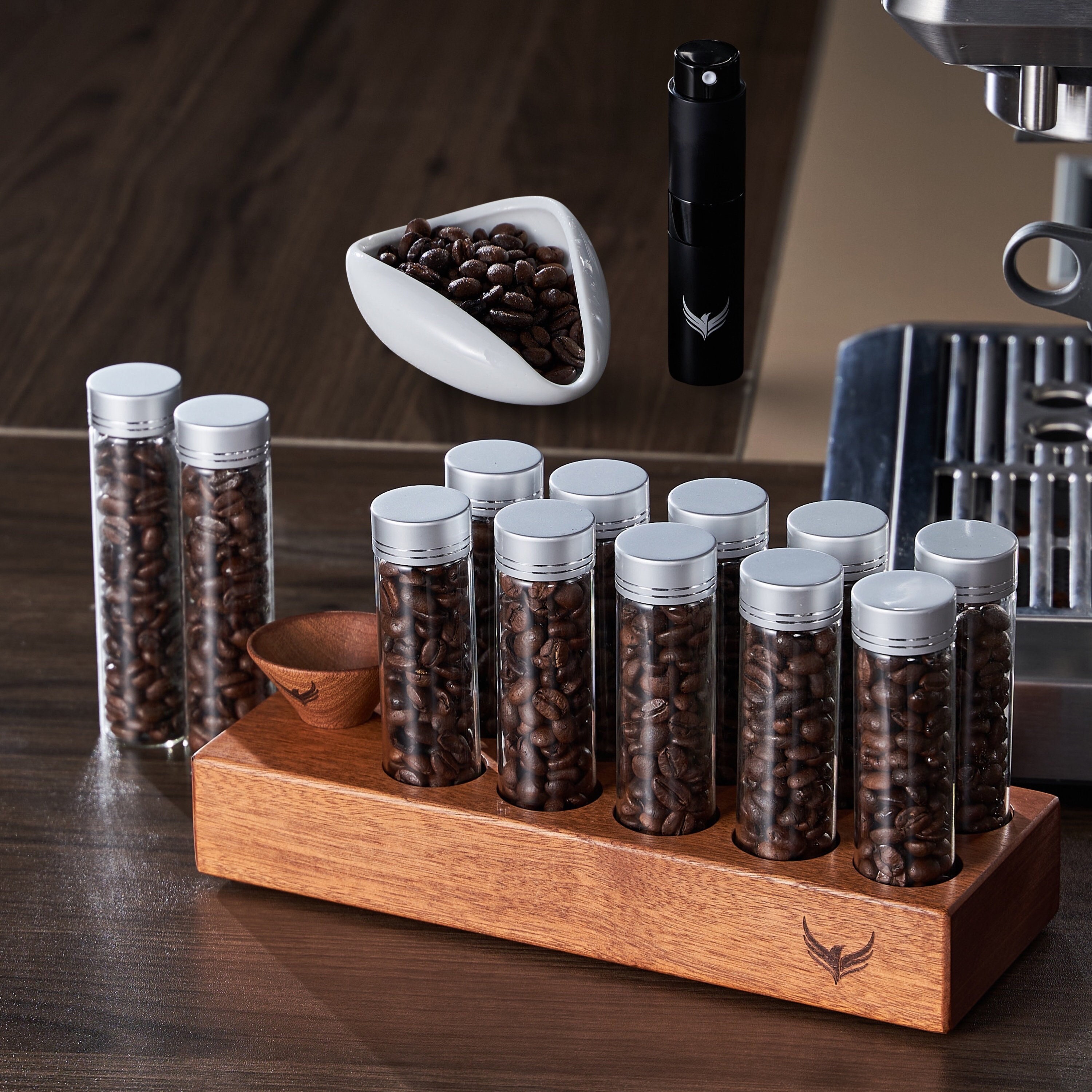Espresso Machine Accessories Tamping Station, WDT Tool, Coffee Tamper, Bean  Cellar, Knock Box Dosing Cup RDT / Barista Tools Coffee Lovers 