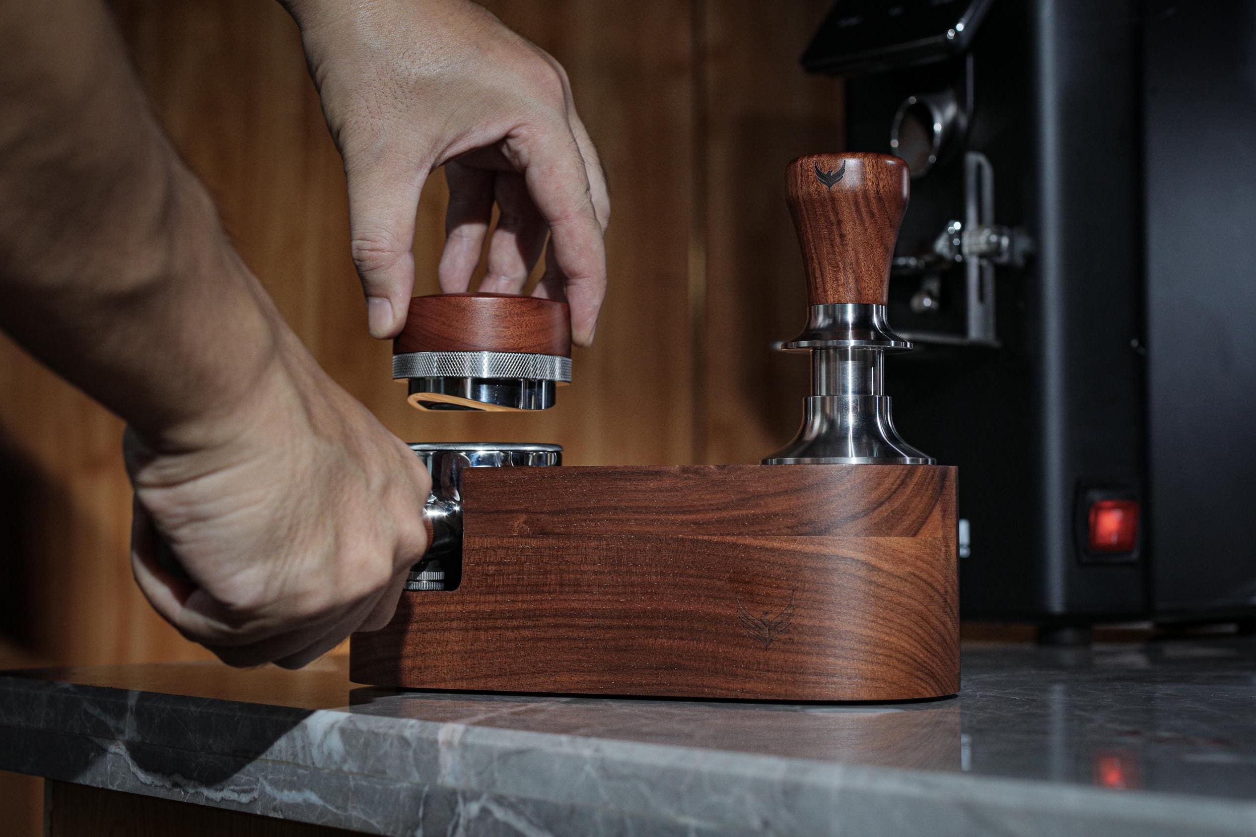 STFALI 54 mm koffiedoseertrechter, gereedschap voor Breville Barista filterhouder, compatibel met Sage Breville espresso-filterhouder, accessoires voor koffiezetapparaat, transparant, kunststof