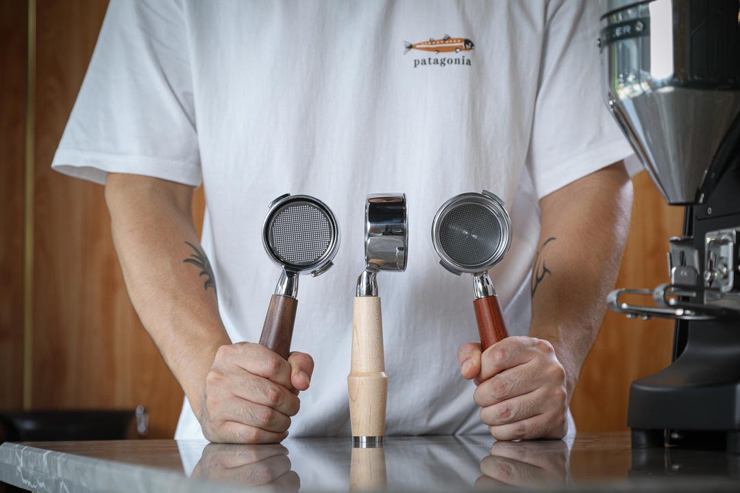 Buy 58mm Bottomless Portafilter for Gaggia Double Shot Filter Basket  Included Online in India