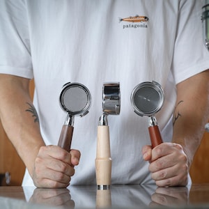 58mm Bottomless Portafilter for Gaggia Double Shot Filter Basket Included