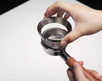 Espresso Dosing Funnel and Puck Screen Set: 51mm 54mm 58mm Portafilter