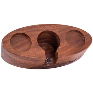 54mm Walnut Tamp Stand for Breville Espresso Accessories Wooden Tamper Station Espresso Coffee Equipment