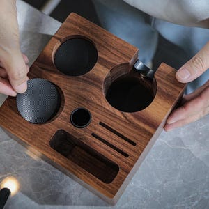 Tamping Station 51mm, 54mm, 58mm  Espresso Tamper, Portafilter Holder, Espresso Accessories Organizer