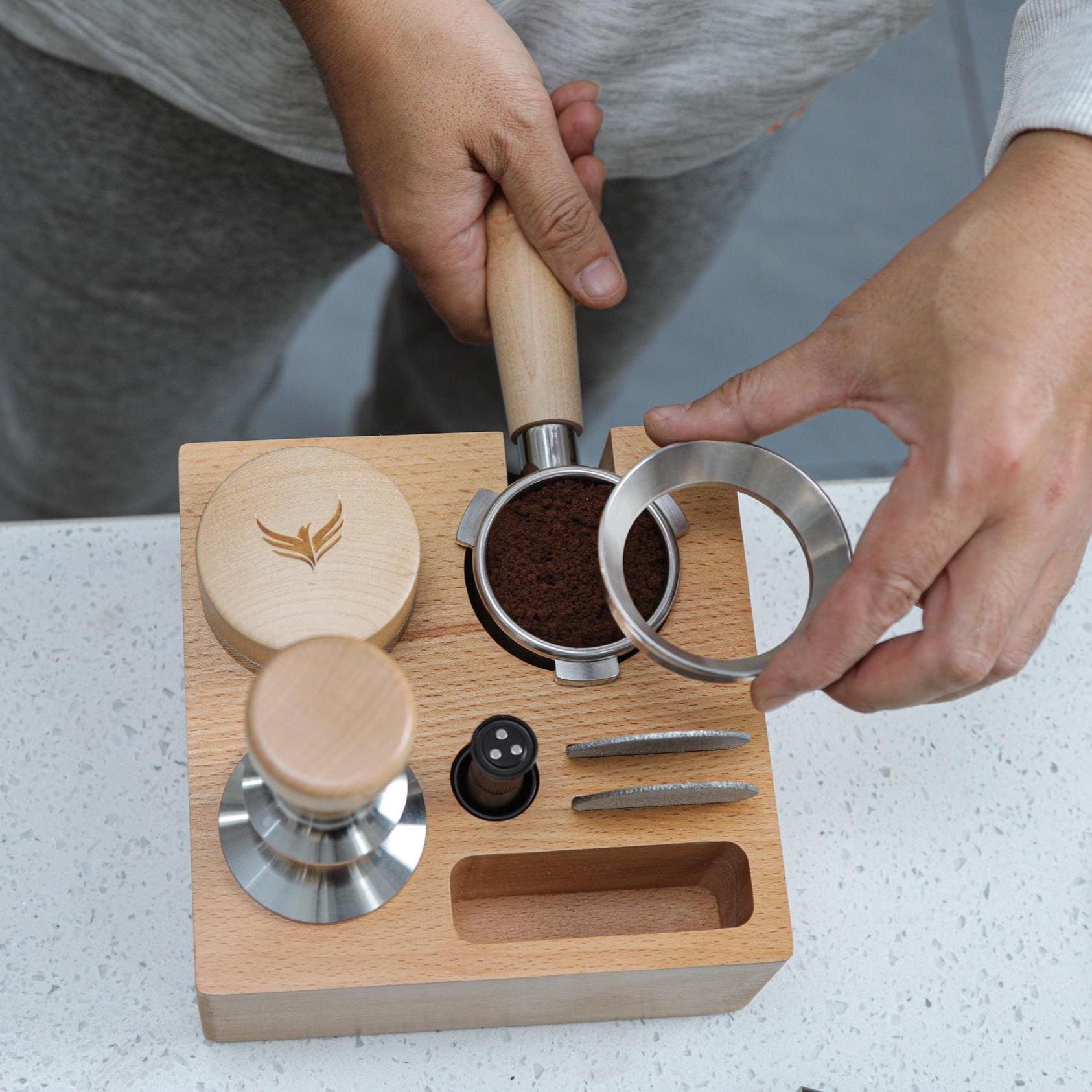 Espresso Tamper Kit 54mm 58mm – All in One Espresso Accessories Set ...