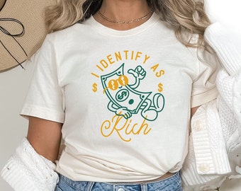 Money Shirt: Witty Rich Graphic Tee, Gender Neutral