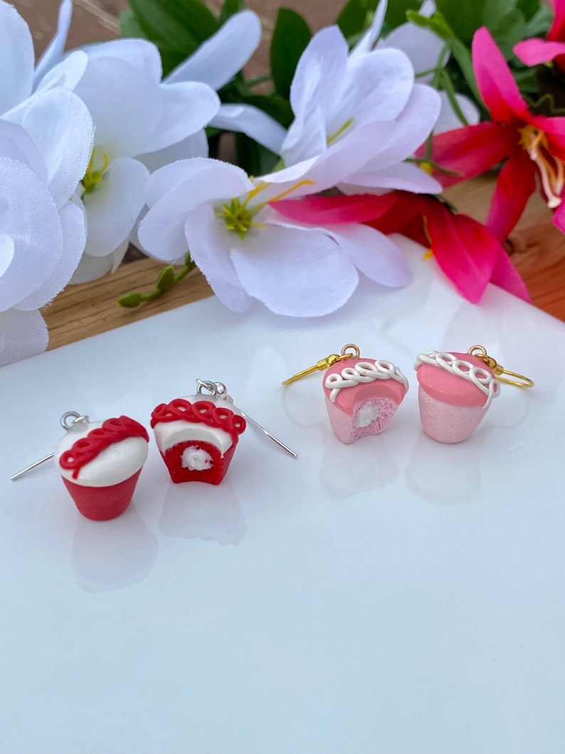 Mothers Day Cupcake earrings image 6