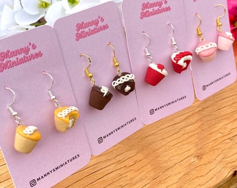 Cupcake earrings