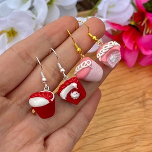 Mothers Day Cupcake earrings image 1