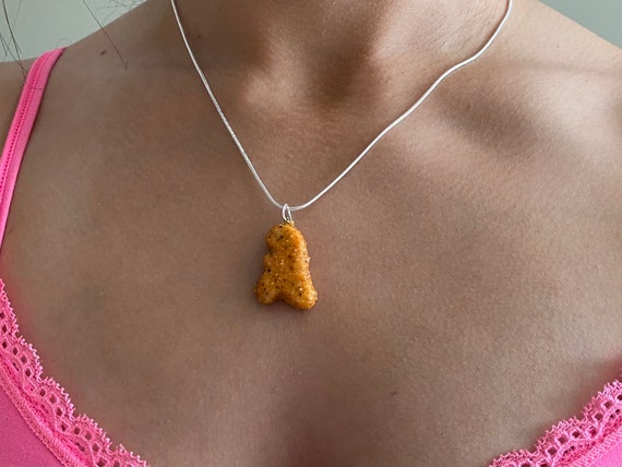 Fried Chickens Pendant Necklace Funny Creative Resin Food Chicken Legs Wing  Link Chain Necklace - Walmart.com