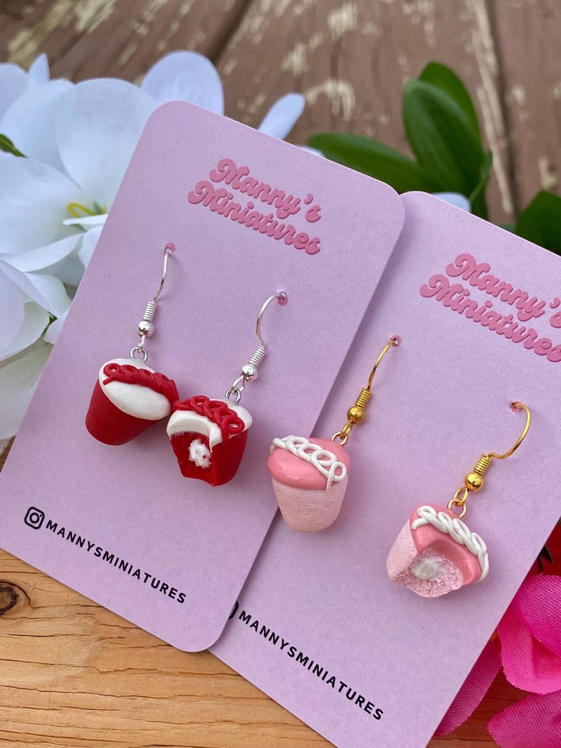 Mothers Day Cupcake earrings image 5