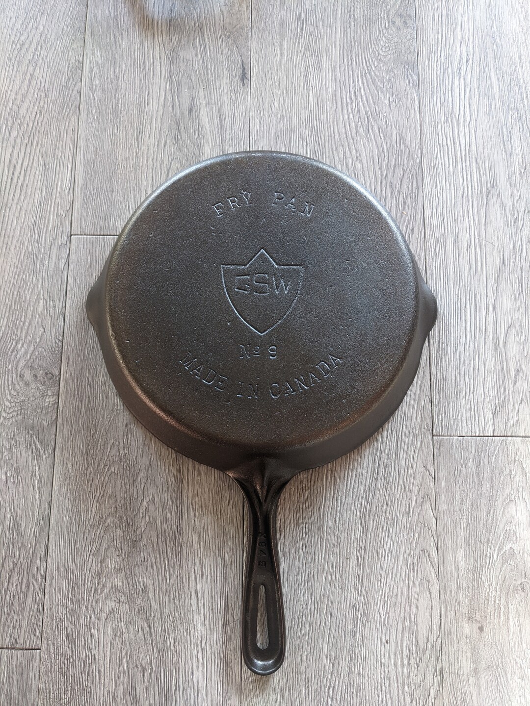 Vintage Cast Iron Skillet Mcclary Made GSW No. 9, Made in Canada Etsy