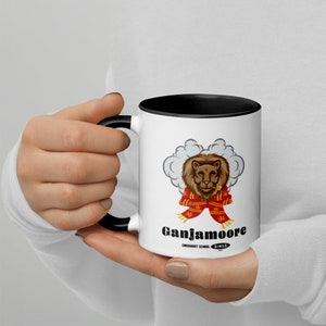 GANJAMOORE! Smogwart School Colors! Mug with Color Inside