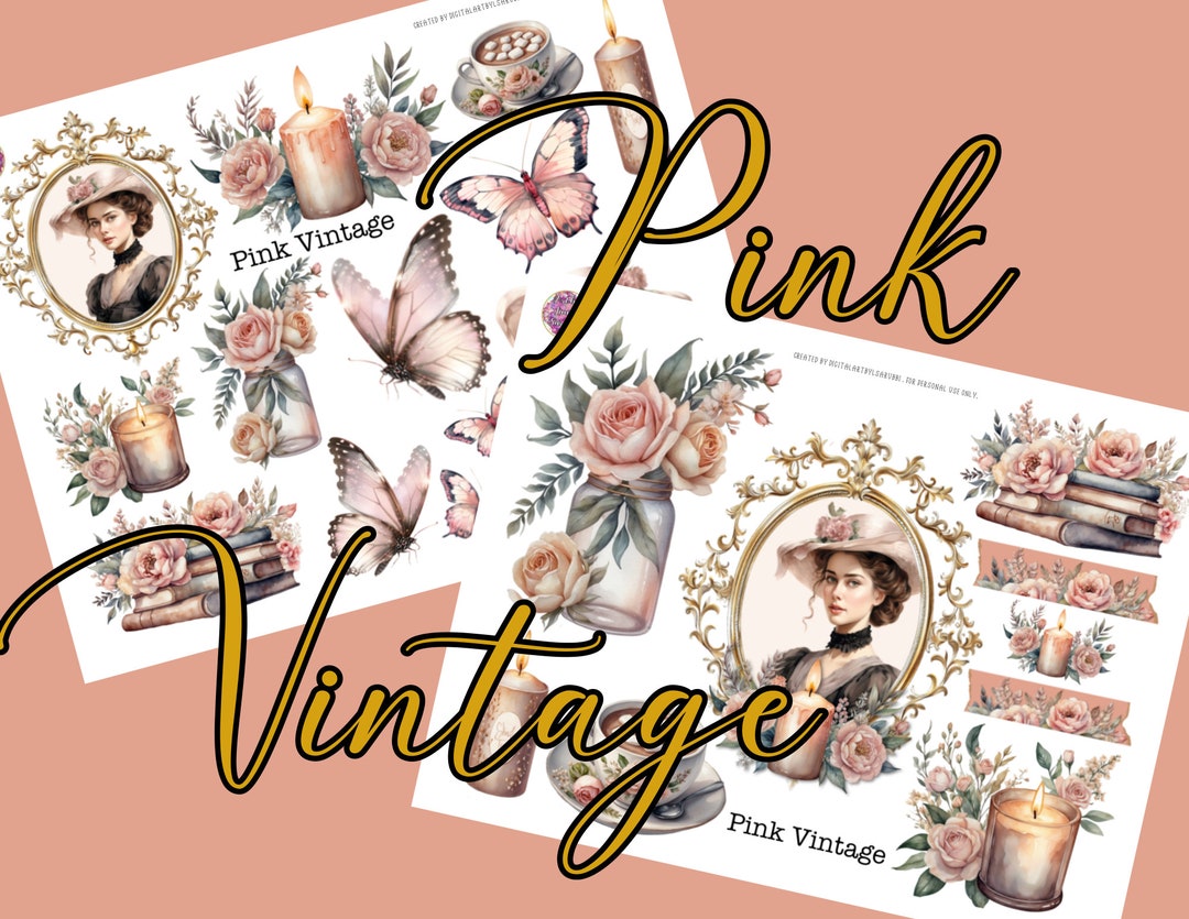 Pink Vintage - Etsy