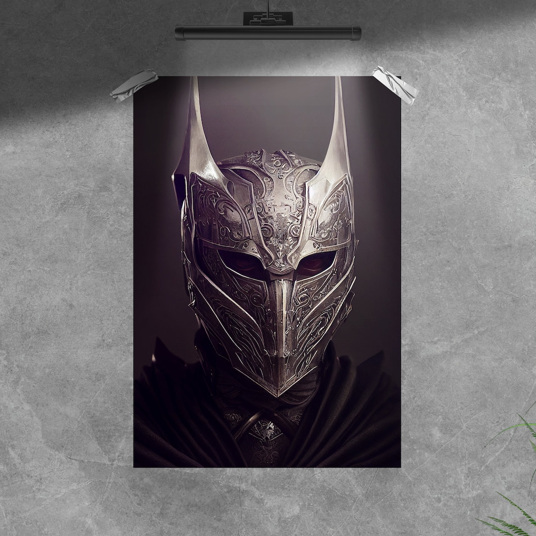 Bat Knight of the Night - Satin Posters (300/210gsm) Medieval Comic ...