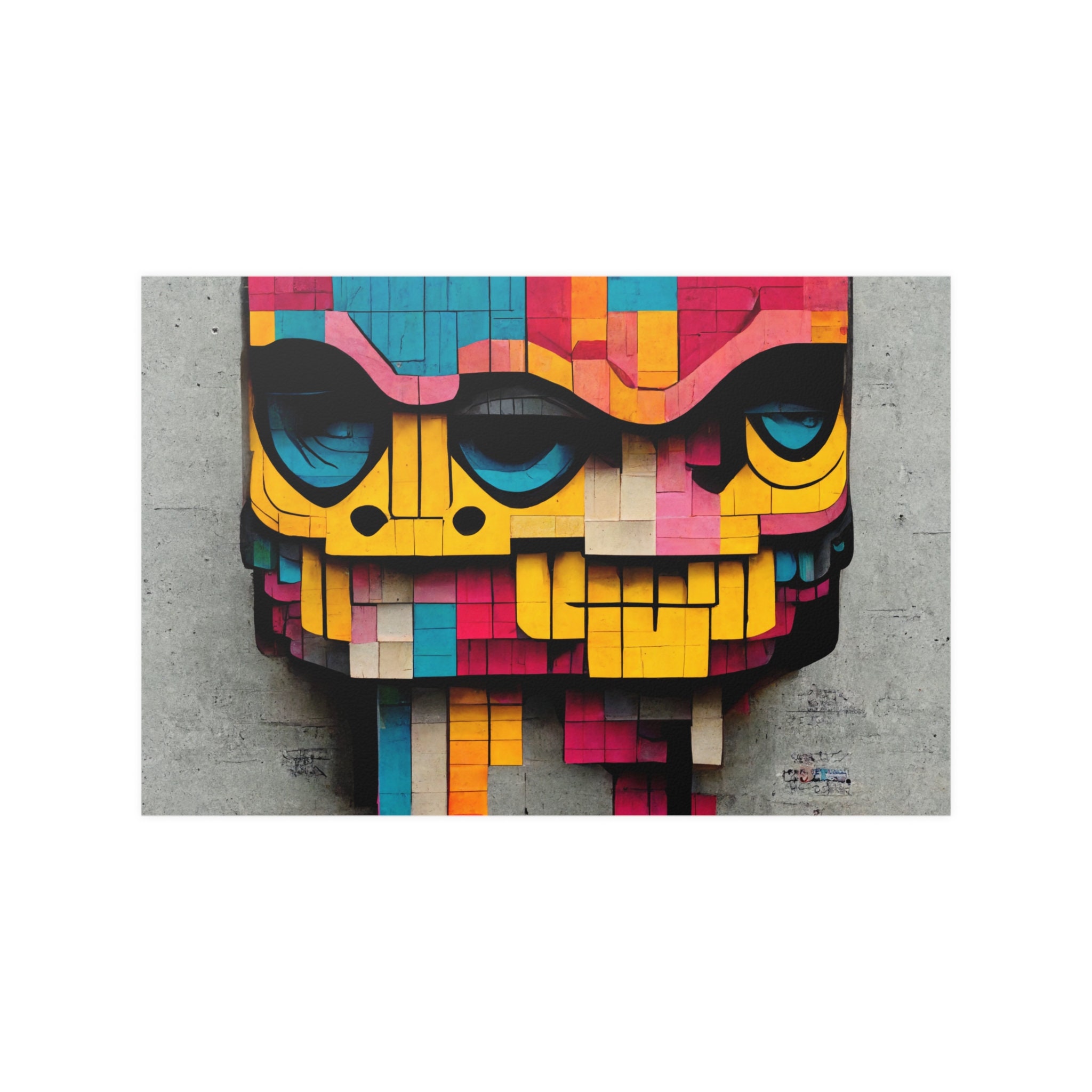 Block Heads - Horizontal Satin Posters (300/210gsm) Inspired Lego Art ...