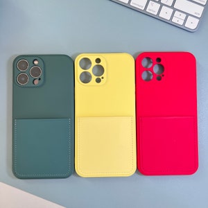 iPhone-hoesje met kaarthouder| iPhone 13/ 13 pro/ 13 pro max/ 12/ 12 pro/ 12 pro max, meer kleuren beschikbaar| Kaarthouder Telefoonhoesjes| Gaaf|