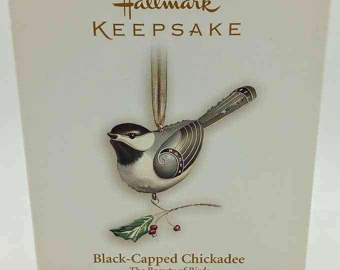 Hallmark Beauty of Birds Black Capped Chickadee Ornament 2 Etsy