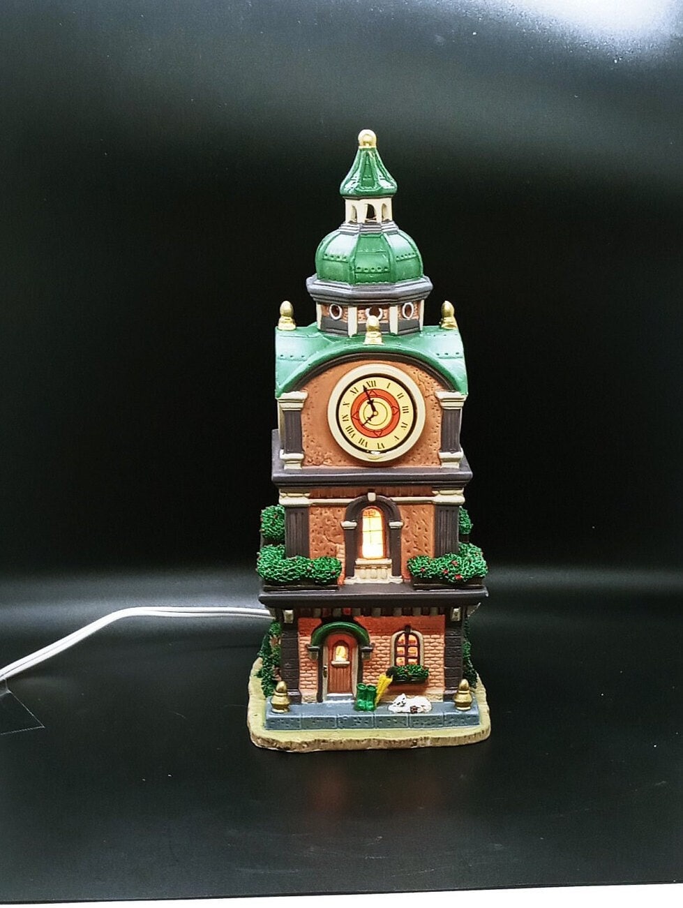 Lemax Christmas Village Clock Tower Etsy