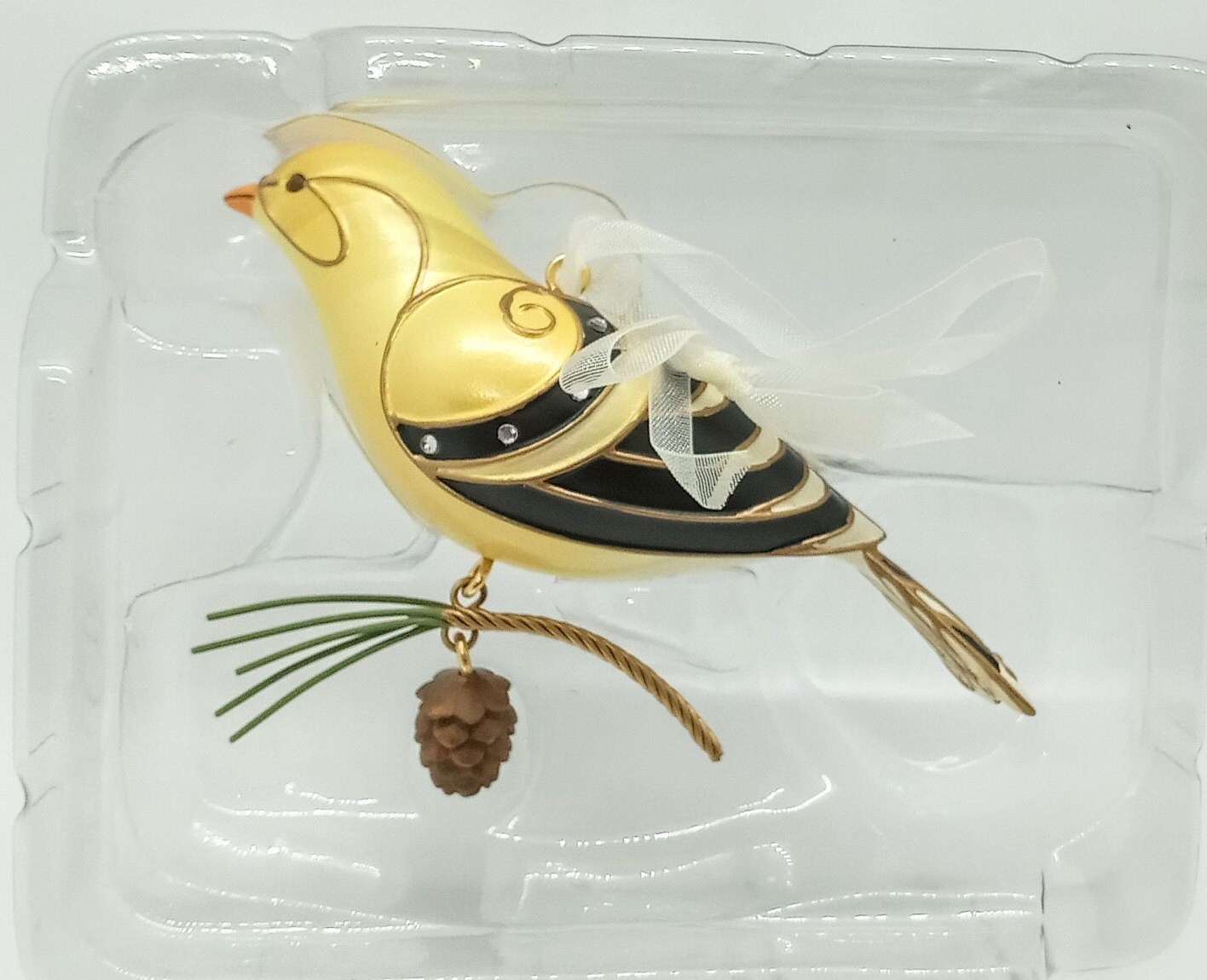 Hallmark Beauty of Birds Goldfinch Ornament 4 Etsy