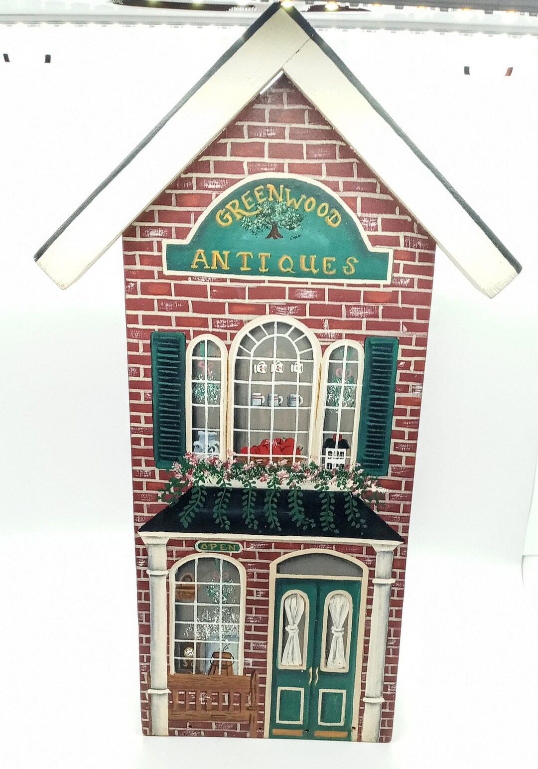 Hand Painted Paper Towel Holder Cottage Antique Store Etsy