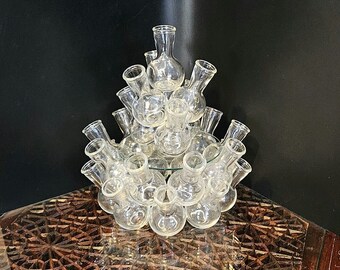 Vintage Propagation Station Glass Clustered Vase Floral Arranging Design