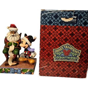 Jim Shore Disney Mickey Mouse Checking It Twice