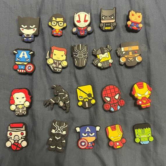 Super Hero Croc Jibbitz Crocs Jibbitz Marvel DC Super Etsy