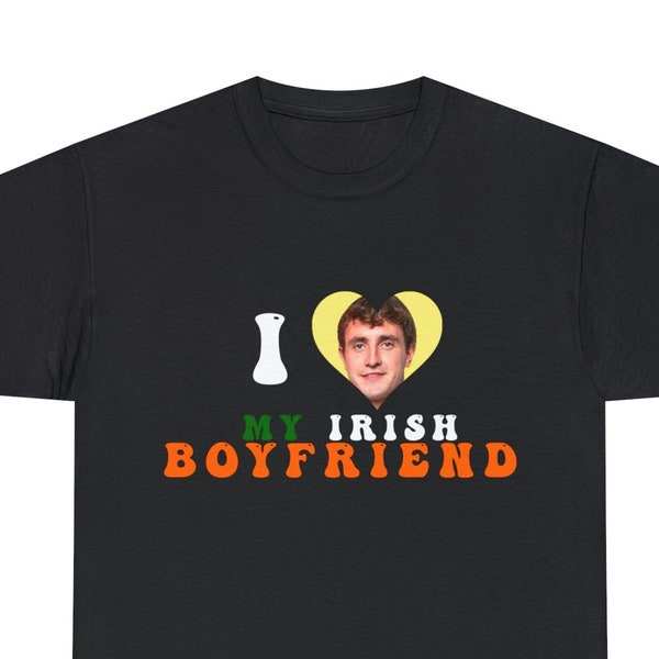 Amo mi camisa de novio irlandés, camisa de Paul Mescal Merch, camisa del día de San Patricio, día de St Paddys, camisa irlandesa, regalo de cumpleaños divertido para ella