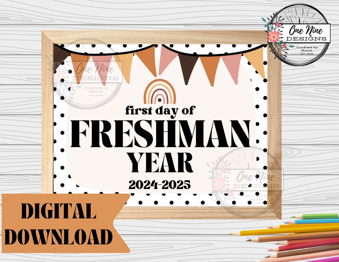 First Day of 9th Grade Sign First - Il 1080xN.6166112288 Yq1f 