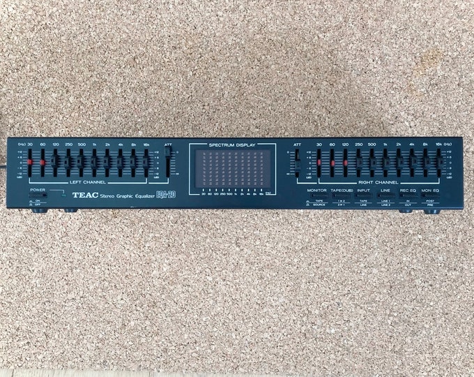 TEAC EQA20 Stereo Graphic Equalizer With Spectrum Display 10band per