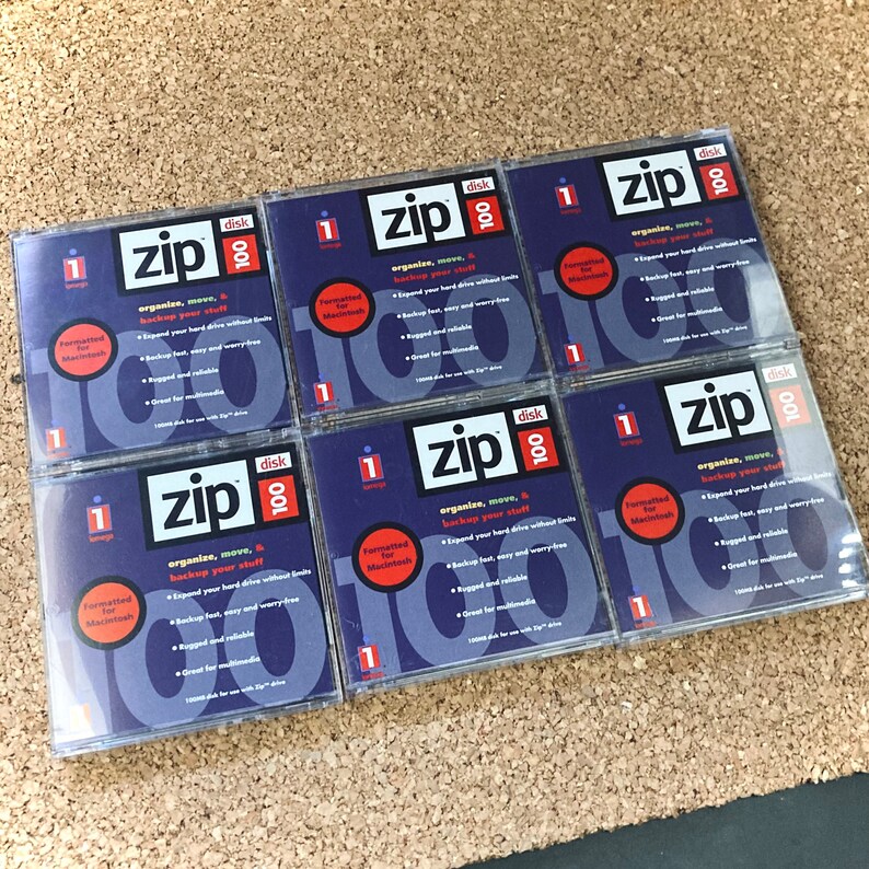 Iomega Zip 100 Disk Mac 6pack for Boss BR8 Digital Recorder Etsy