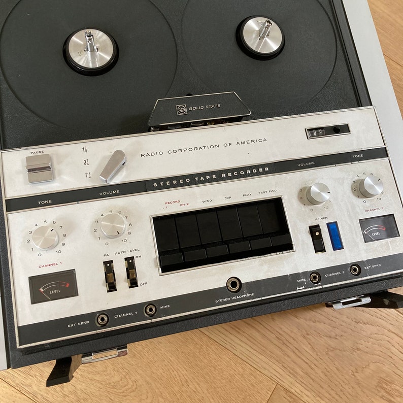 RCA YLG43 Stereo Reel to Reel Tape Recorder 1960s Japan Etsy