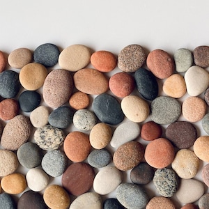 Sea stones, beach stone art, colorful rocks for crafts, pebbles for rock art, pebbles for plant, terrarium stones in bulk, aquarium decor