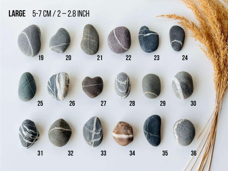 Protection stones, wishing stone, feng shui decor, serenity gift, good luck gift, viewing stones, Zen decorations, wish rocks, lucky stone image 5