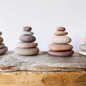 Zen Stones, Calm Room Decor, Wabi-sabi Style, Stacked Rocks, Japandi ...