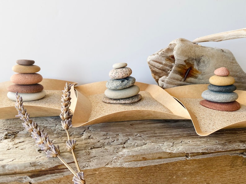 Bookshelf Decor Objects Japandi Anxiety Relief Zen Garden Etsy