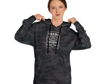 Trump 45 & 47 Unisex, Political Hoodie, MAGA Apparel, Gift for Supporters, Election Wear, Statement Hoodie