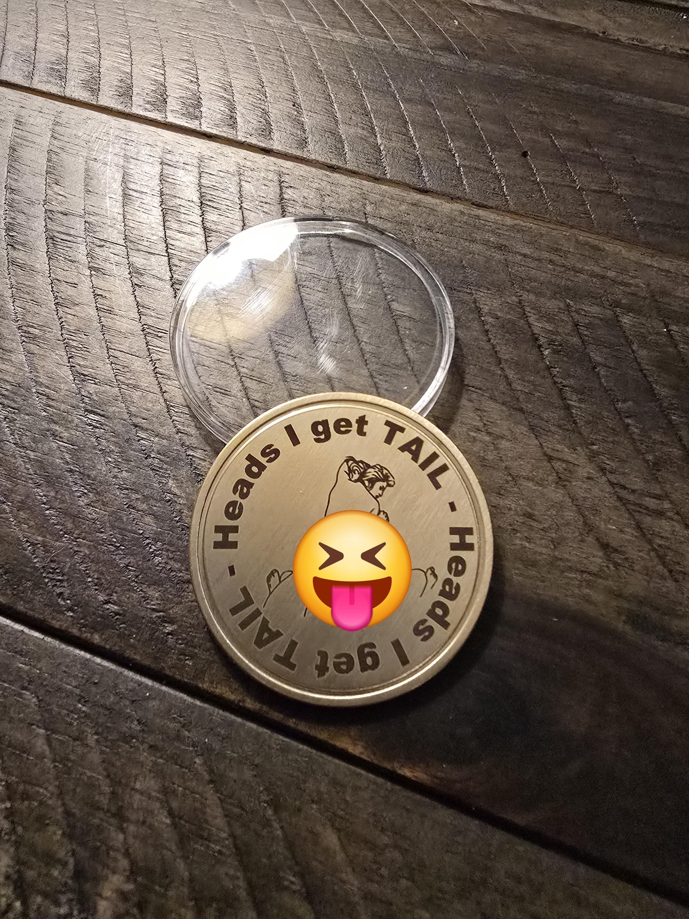 Custom Adult Novelty Coin for Date Night