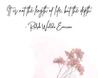 Ralph Waldo Emerson poster