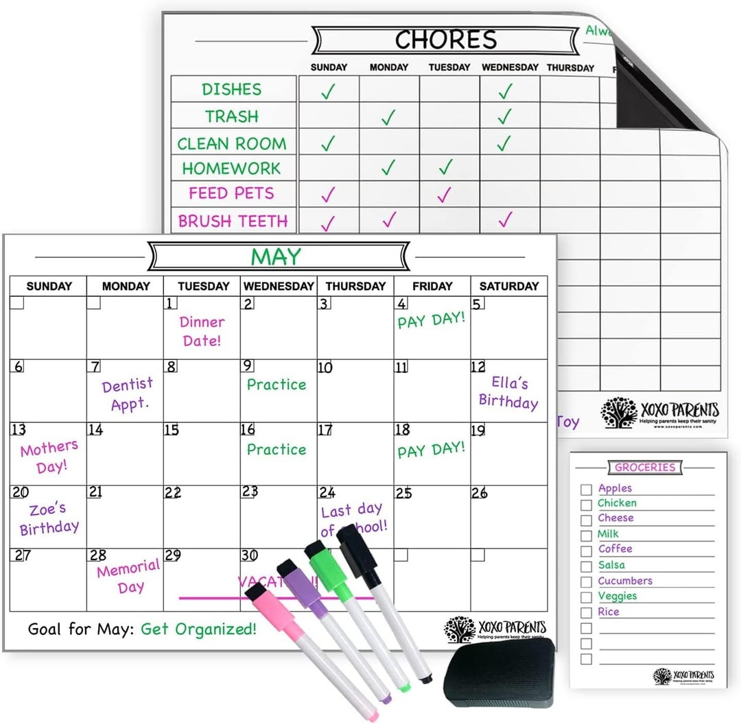 A4 Dry Wipe Magnetic Whiteboard Mini Office Notice Memo White Board and Eraser | UK